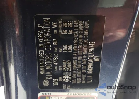 2020 Kia Sportage Lx z USA, uszkodzony, nr VIN KNDPMCAC3L7797742